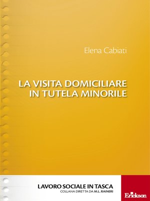 cover image of La visita domiciliare in tutela minorile